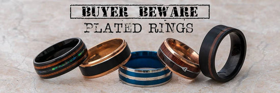 Buyer Beware: Plated Men's Wedding Bands
