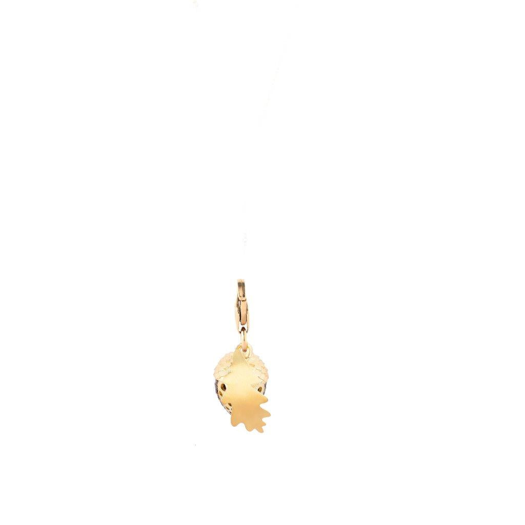 14ct Yelow Gold Acorn Flower Pendant